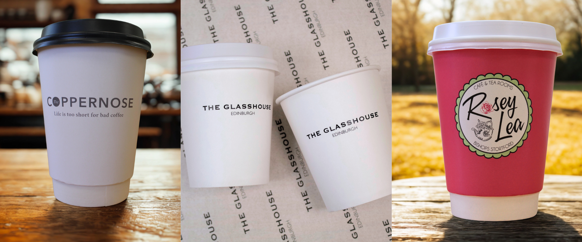 Branded Coffee Cups  Header Image