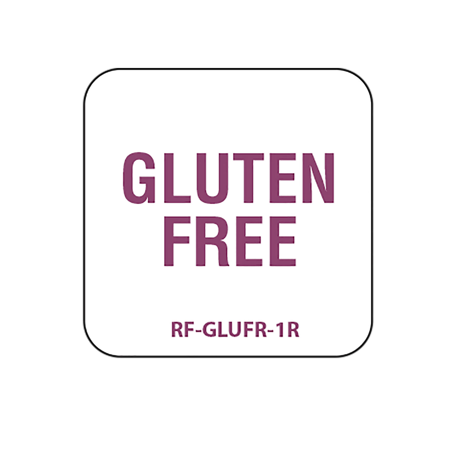 Removable Gluten Free Labels 
